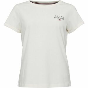Tommy Hilfiger TH ORIGINAL-SHORT SLEEVE Dámské tričko, bílá, velikost XL
