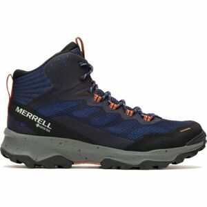 Merrell SPEED STRIKE MID GTX Pánská outdoorová obuv, tmavě modrá, velikost 44.5