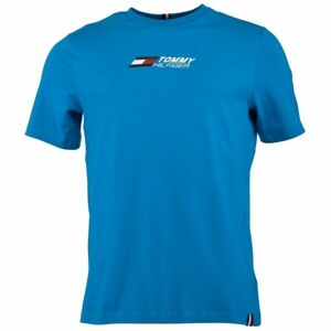 Tommy Hilfiger ESSENTIAL BIG LOGO TEE Pánské tričko, modrá, velikost XL