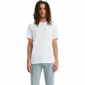 Levi's SLIM 2PK CREWNECK 1 Pánské tričko, bílá, velikost XXL
