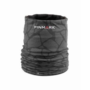 Finmark Multifunkční šátek s flísem Multifunkční šátek, šedá, veľkosť UNI