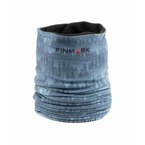 Finmark Multifunkční šátek s flísem Multifunkční šátek, modrá, veľkosť UNI