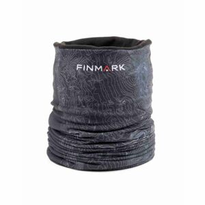 Finmark Multifunkční šátek s flísem Multifunkční šátek, tmavě šedá, velikost UNI