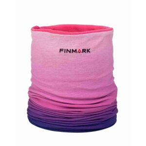 Finmark Multifunkční šátek s flísem Multifunkční šátek, růžová, veľkosť UNI