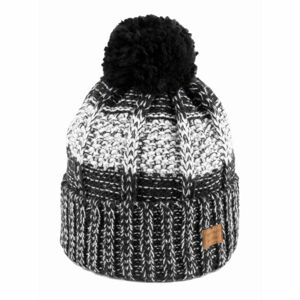 Finmark WINTER HAT Zimní pletená čepice, tmavě šedá, velikost