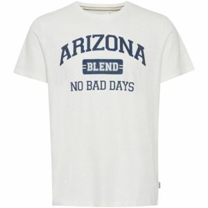 BLEND REGULAR FIT Pánské tričko, bílá, veľkosť L