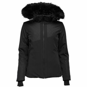 CMP WOMAN JACKET ZIP HOOD Dámská lyžařská bunda, černá, veľkosť 38