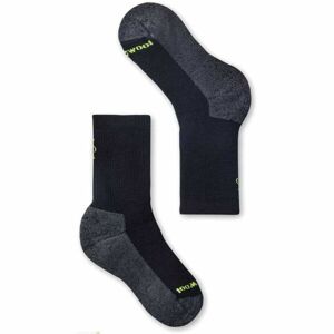 Smartwool K HIKE FULL CUSHION CREW Dětské outdoorové ponožky, černá, veľkosť L