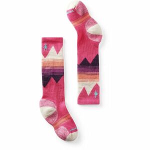 Smartwool SKI LIGHT CUSHION OTC Dětské lyžařské ponožky, růžová, veľkosť M