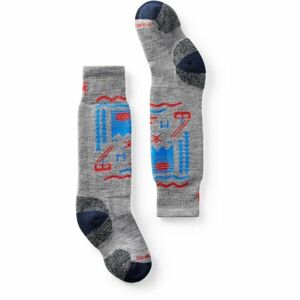 Smartwool WINTERSPORT FULL CUSHION SKI DAY OTC Dětské lyžařské ponožky, šedá, veľkosť L