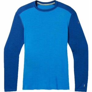 Smartwool M CLASSIC THERMAL MERINO BL CREW BOXED Pánské triko, modrá, veľkosť M