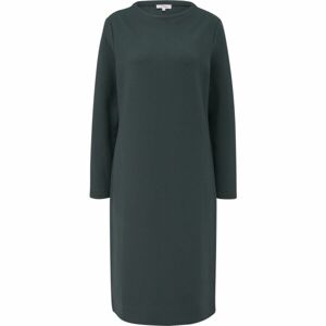 s.Oliver RL LONG SLEEVE DRESS NOOS Midi šaty, tmavě zelená, velikost 36