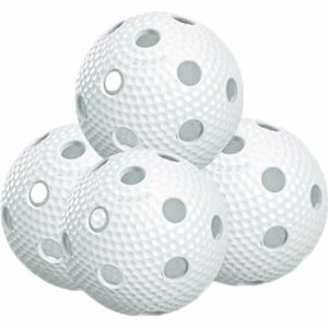 Salming AERO BALL 10-PACK Florbalové míčky, bílá, velikost