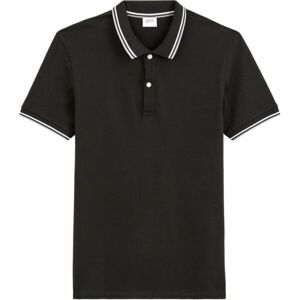 CELIO DECOLRAYEB Pánské polo tričko, černá, velikost