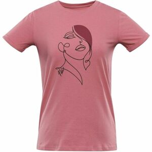 NAX GAMMA Dámské triko, růžová, velikost XL