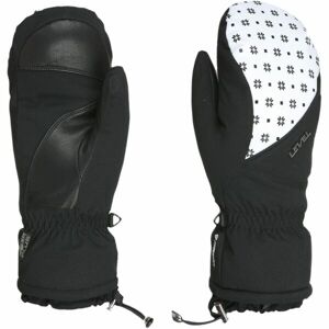 Level MUMMIES Dětské lyžařské rukavice, černá, velikost XS