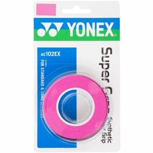 Yonex SUPER GRAP AC 120 Vrchní omotávka, růžová, veľkosť UNI