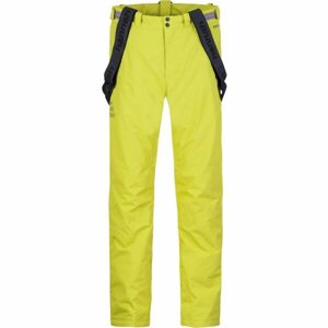Hannah SLATER FD Pánské lyžařské kalhoty, reflexní neon, velikost