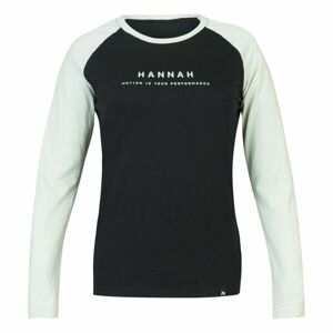 Hannah PRIM Dámské tričko s dlouhým rukávem, černá, veľkosť 36