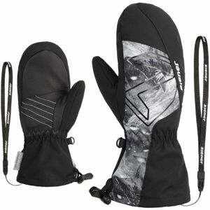 Ziener LAVALINO Dětské lyžařské rukavice, černá, velikost