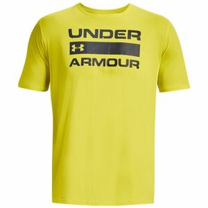 Under Armour TEAM ISSUE WORDMARK Pánské triko, žlutá, veľkosť S