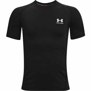 Under Armour HG ARMOUR Chlapecké tričko, černá, velikost