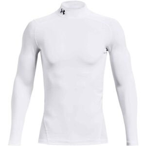 Under Armour CG ARMOUR COMP MOCK Pánské tričko, bílá, veľkosť S