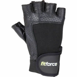 Fitforce PFR01 Fitness rukavice, černá, velikost L