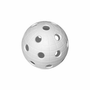 Unihoc MATCHBALL CRATER WHITE Florbalový míček, Bílá, velikost