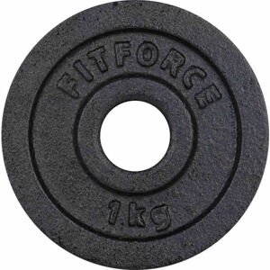 Fitforce PLB 1 KG x 30 MM Nakládací kotouč, černá, veľkosť 1 KG