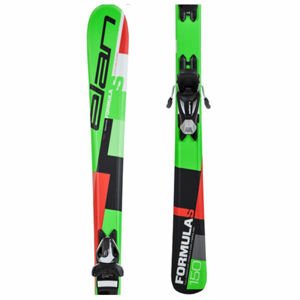 Elan FORMULA S QS + EL 7.5 Dětské sjezdové lyže, zelená, veľkosť 130
